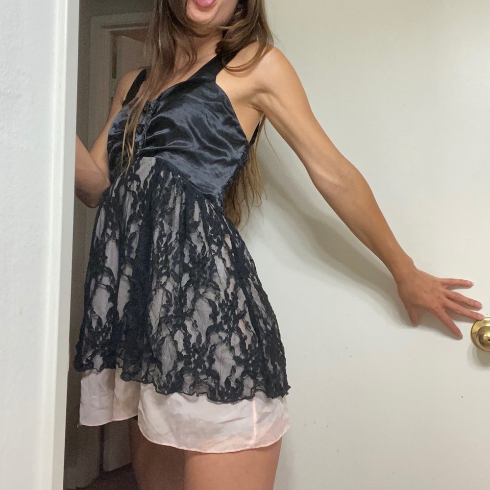 lacey/silky/blush dress american rag
